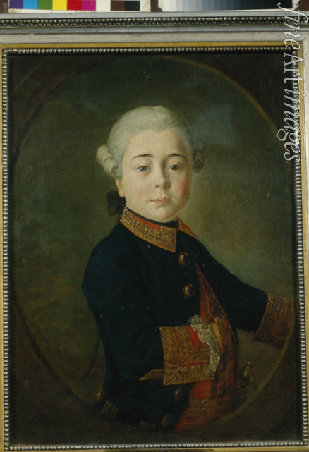 Golovachevsky Kirill Ivanovich - Portrait of Count Nikolai Dmitrievich Matyushkin as Child
