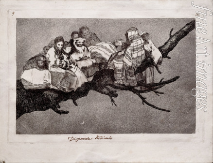 Goya Francisco de - Lächerliche Torheit (aus dem Zyklus Los Disparates (Torheiten)