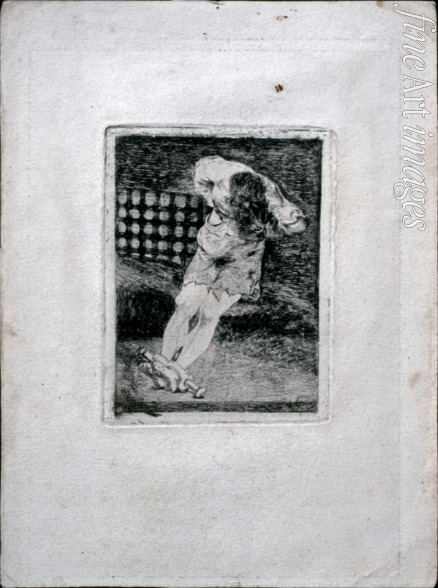 Goya Francisco de - Um sich eines Verbrechers zu versichern, braucht man ihn nicht zu quälen