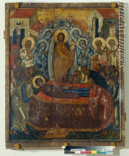 Russian icon - The Dormition of the Virgin