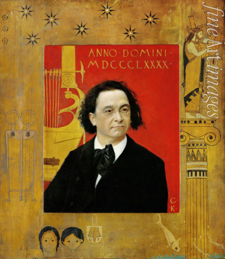 Klimt Gustav - Porträt von Pianist und Komponist Joseph Pembaur