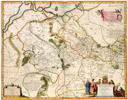Beauplan Guillaume le Vasseur de - General Depiction of the Empty Plains (in Common Parlance, Ukraine) Together with its Neighboring Provinces