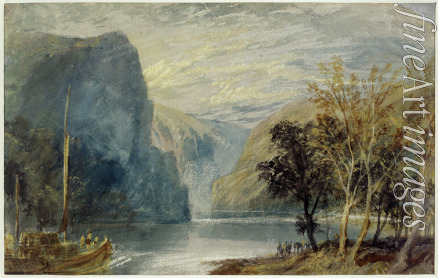 Turner Joseph Mallord William - The Lorelei rock