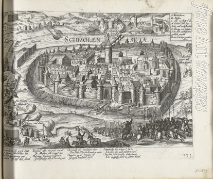Hogenberg Frans - Die Belagerung von Smolensk durch polnische Truppen, 1609-1611
