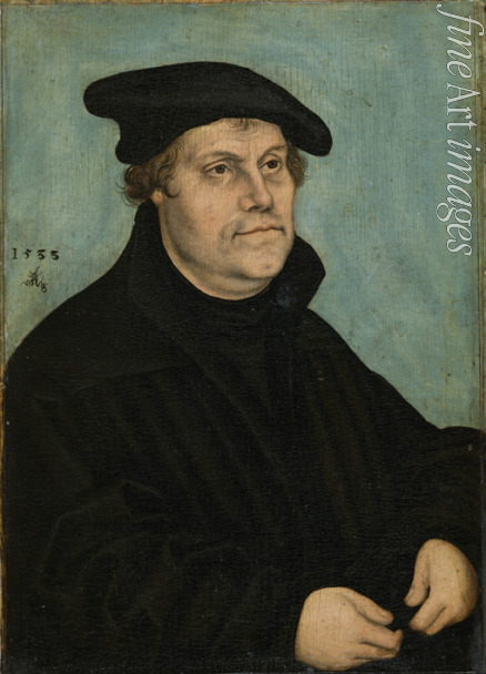 Cranach Lucas der Ältere - Porträt von Martin Luther (1483-1546)