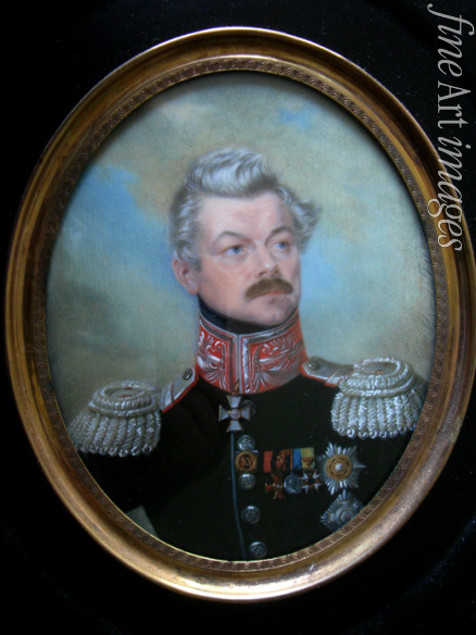 Marszalkiewicz Stanislaw - Portrait of General Count Fyodor Nesselrode (1786-1868)