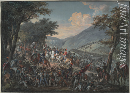 Höchle Johann Baptist - Kaiser Alexander I. mit seinem Gefolge passiert die Vogesen im Juli 1815