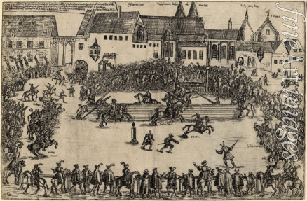 Unbekannter Künstler - Turnier in der Zeit König Heinrichs I. (938)