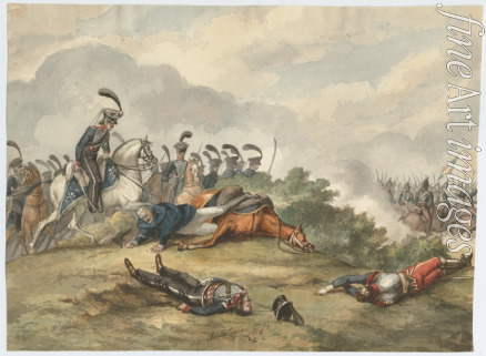 Warren Charles Turner - Blücher entgeht nur knapp dem Tod in der Schlacht von Ligny am 16. Juni 1815