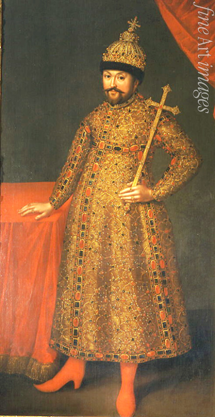 Wedekind Johann-Heinrich - Portrait of the Tsar Michail I Fyodorovich of Russia (1596-1645)
