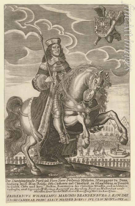 Grimm Simon - Portrait of Frederick William (1620-1688), Elector of Brandenburg, Duke of Prussia