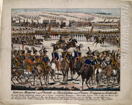 Kühn Gustav - Russo-Prussian parade in Kalisz 1835