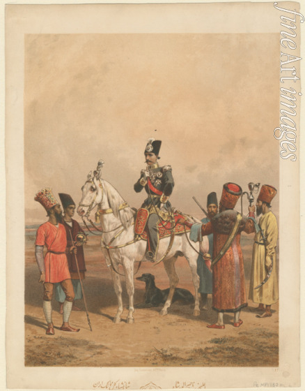 Unbekannter Künstler - Naser al-Din Schah (1831-1896), Schah von Persien