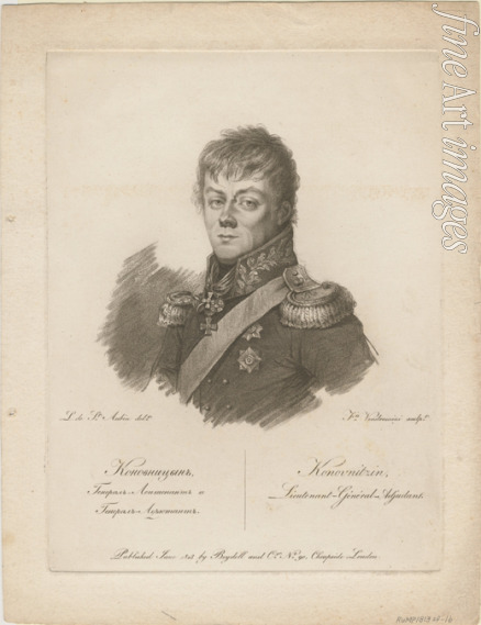 Vendramini Francesco - Porträt von Graf Pjotr Petrowitsch Konownizyn (1764-1822)