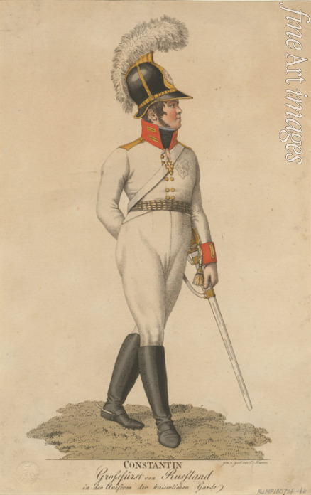 Henne Eberhard Siegfried - Portrait of Grand Duke Constantine Pavlovich of Russia (1779-1831)