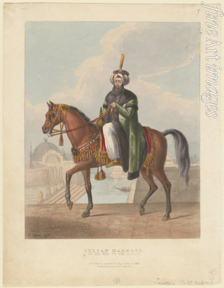 Gauci M. - Porträt von Mahmud II. (1785-1839), Sultan des Osmanischen Reiches