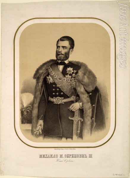 Anonymous - Mihailo Obrenovic III (1823-1868), Prince of Serbia