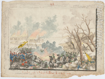 Unbekannter Künstler - Die Schlacht von Patnos im Oktober 1828
