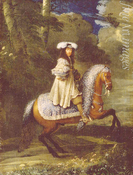 Duchatel François - Reiter in Blau (Ludwig XIV.)