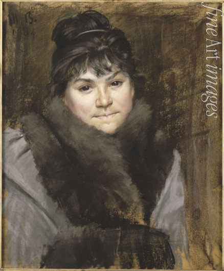 Baschkirzewa (Bashkirtseff) Maria (Marie) Konstantinowna - Porträt von Mme X
