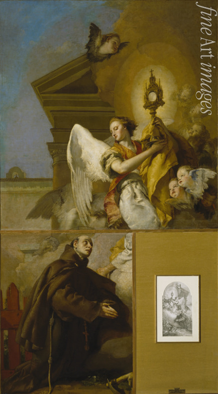 Tiepolo Giambattista - Die Vision des heiligen Paschalis Baylon