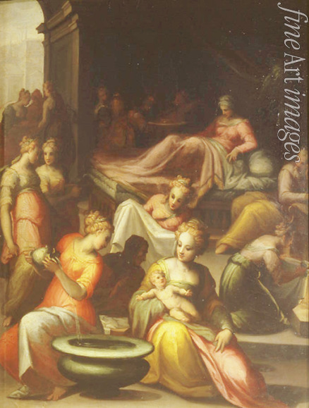 Naldini Giovanni Battista - Die Geburt Johannes des Täufers