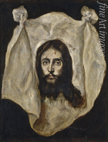 El Greco Dominico - Mandylion (Christus Acheiropoietos)