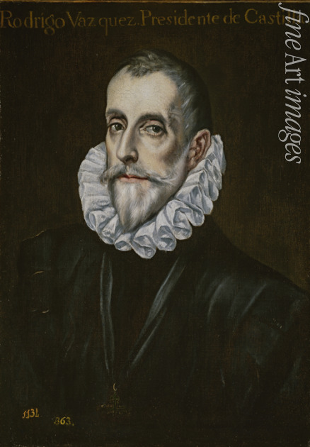 El Greco Dominico - Portrait of Rodrigo Vázquez de Arce