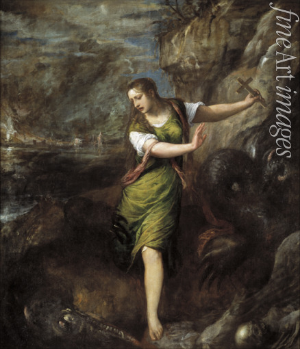Tizian - Die heilige Margareta