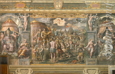 Romano Giulio - Die Erscheinung des Kreuzes vor Kaiser Konstantin