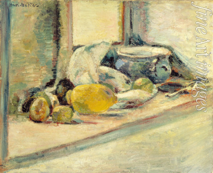 Matisse Henri - Blauer Topf und Zitrone