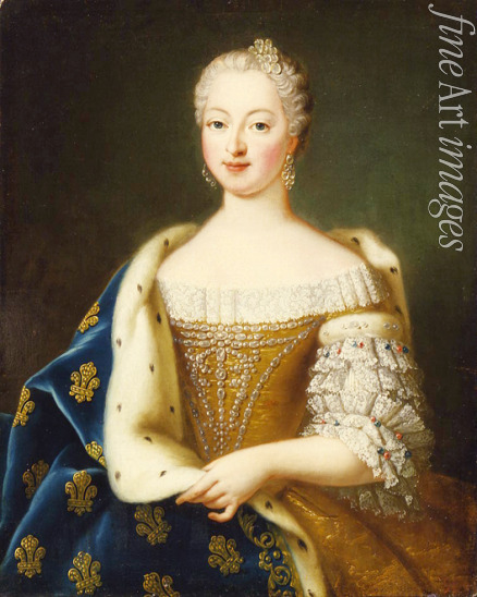 Französischer Meister - Porträt von Marie Antoinette (1755-1793), Königin von Frankreich und Navarra