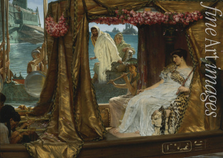 Alma-Tadema Sir Lawrence - The Meeting of Antony and Cleopatra