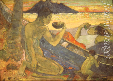 Gauguin Paul Eugéne Henri - Te Vaa (Das Kanu)