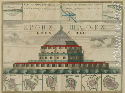 Homann Johann Baptist - Plan of the Kronstadt Fortress