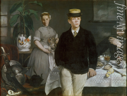 Manet Édouard - Frühstück im Atelier