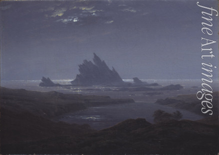 Friedrich Caspar David - Felsenriff am Meeresstrand