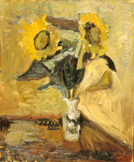 Matisse Henri - Vase mit Sonnenblumen
