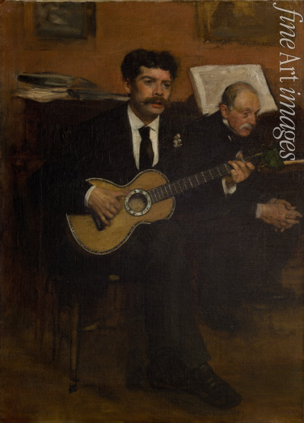 Degas Edgar - Lorenzo Pagans und Auguste de Gas