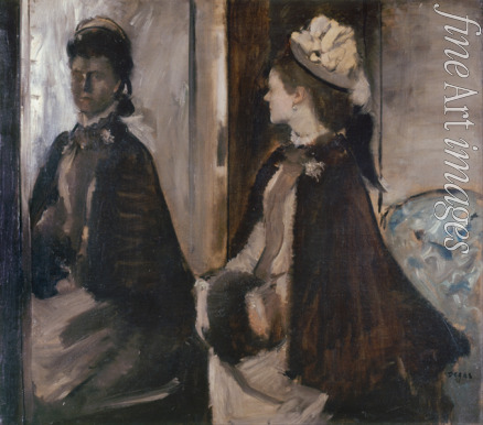 Degas Edgar - Mrs Jeantaud in the Mirror