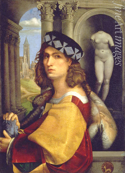 Capriolo Domenico di Bernardo - Bildnis eines Mannes (Selbstbildnis)