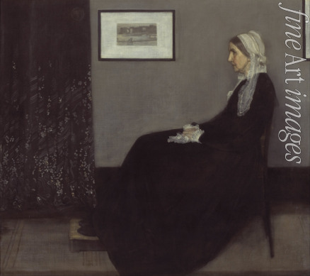 Whistler James Abbott McNeill - Arrangement in Grau und Schwarz Nr. 1 (Porträt der Mutter des Künstlers)
