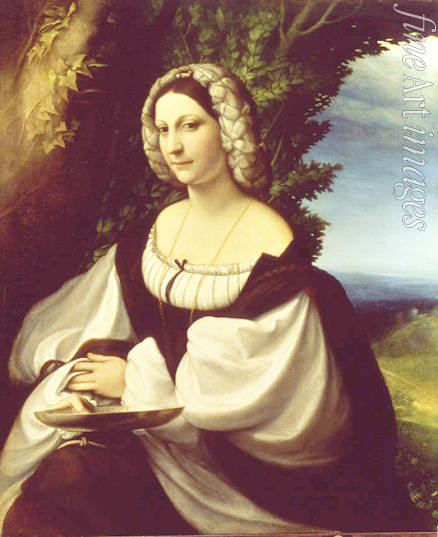 Correggio - Bildnis einer Dame