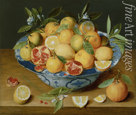 Hulsdonck Jacob van - Stillleben mit Zitronen, Orangen und Granatapfel