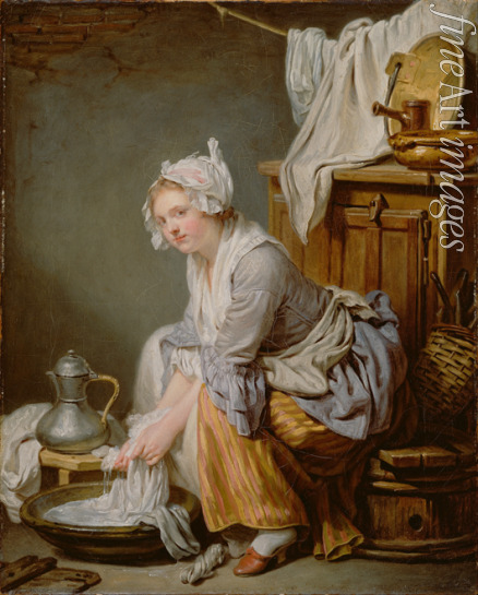 Greuze Jean-Baptiste - Die Wäscherin (La Blanchisseuse)