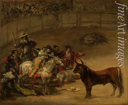 Goya Francisco de - Stierkampf, Suerte de Varas