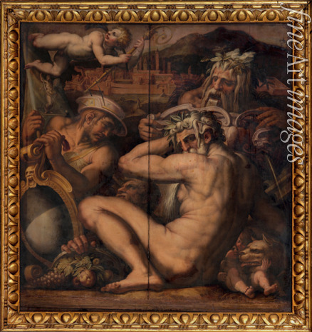 Vasari Giorgio - Allegorie von Borgo San Sepolcro und Anghiari