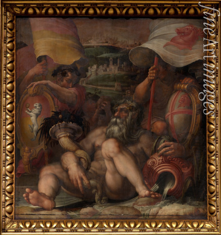 Vasari Giorgio - Allegorie von Colle val d'Elsa und San Gimignano