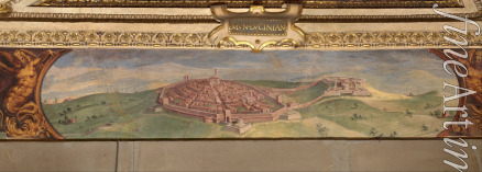 Stradanus (Straet van der) Johannes - Blick auf Lucignano