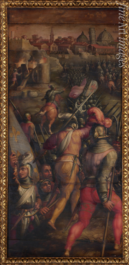 Vasari Giorgio - Die Schlacht von Barbagianni bei Pisa